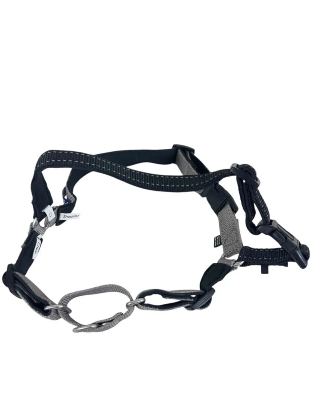 PetSafe Easy Walk Dog Harness Black Gray Adjustable No Pull Front Clip Size‎ M